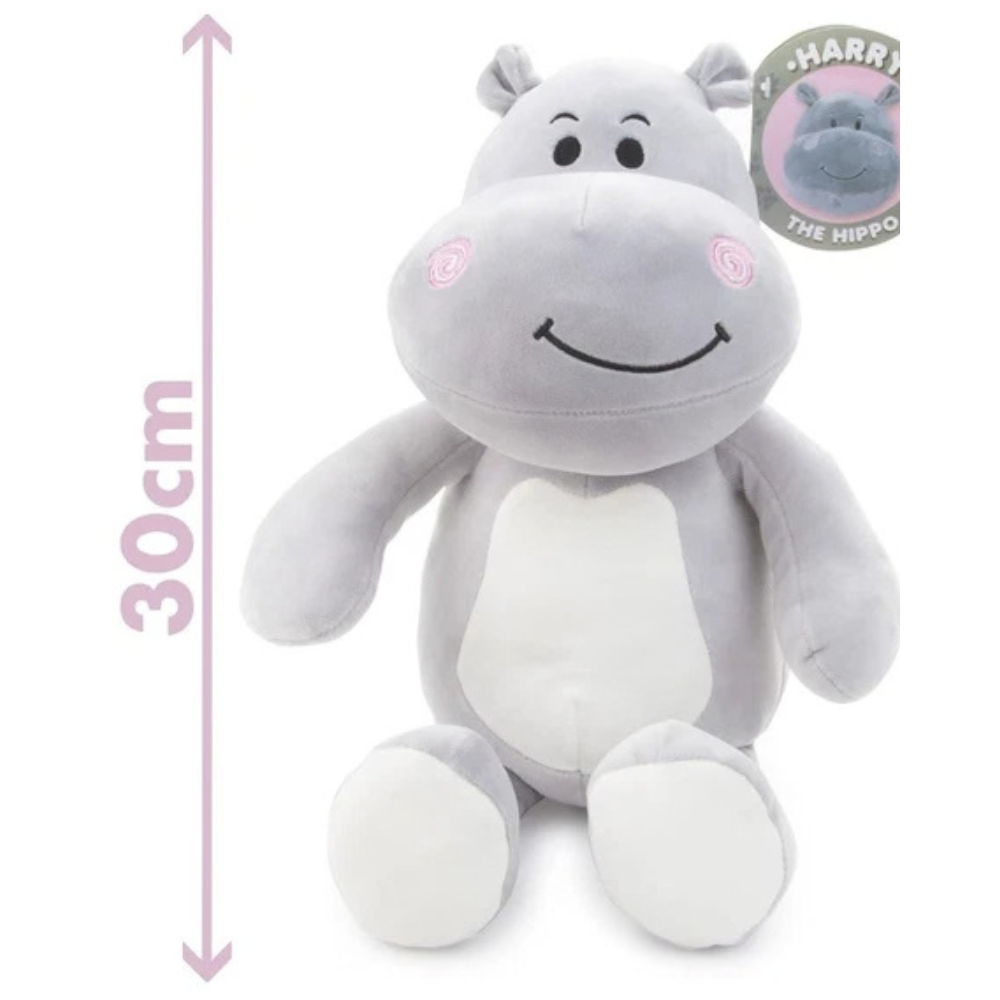 Supersoft Hippo Teddy Plush Toy for Babies & Kids – Soft Stuffed Animal Gift