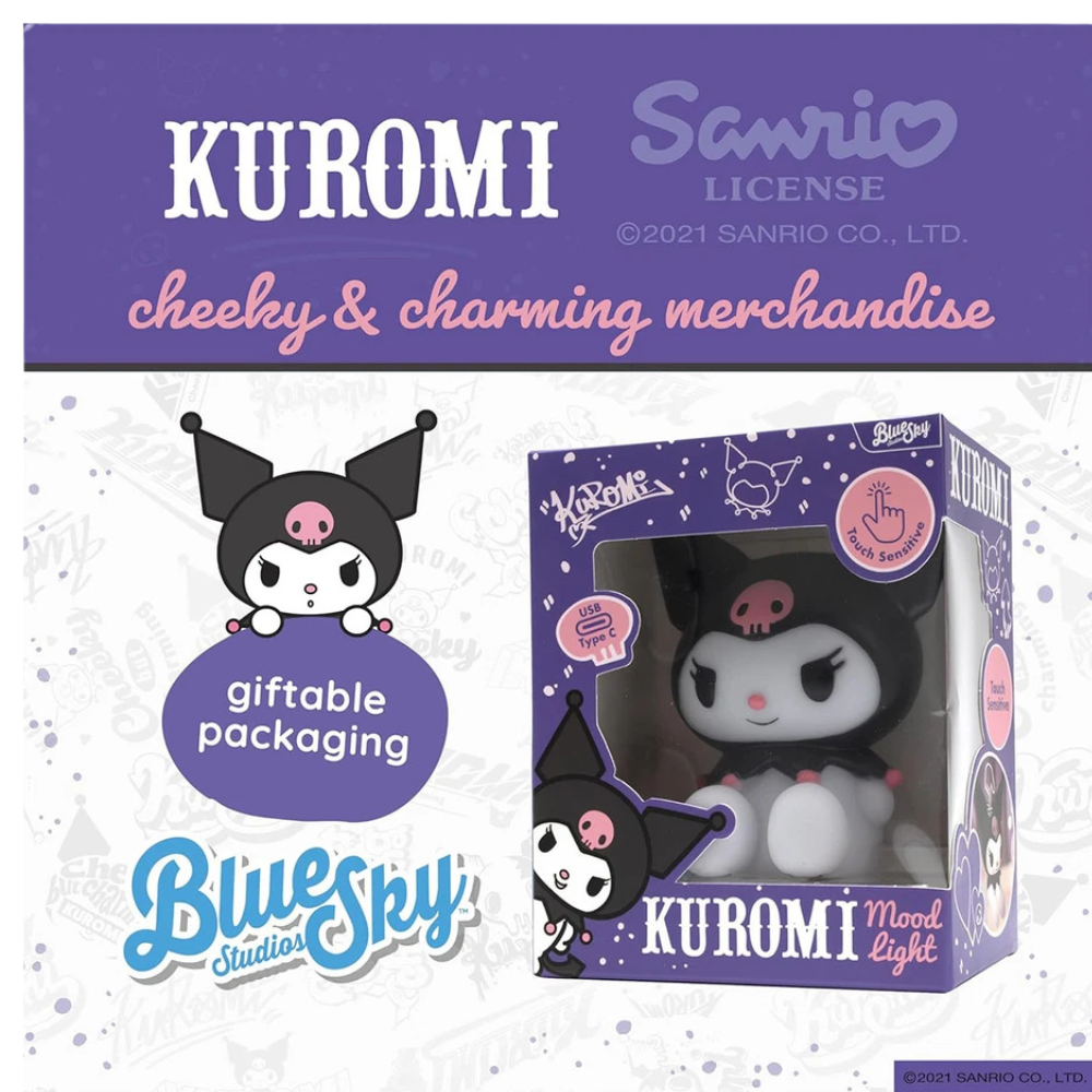 Hk Kuromi Mood Light Large Light-Up Kids Bedroom Battery Operated Night Lamp Cute Character Dec