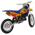 Welly Husqvarna CR125 Swedish Motocross Motorcycle Diecast Model Bike 1:18 Scale Toy