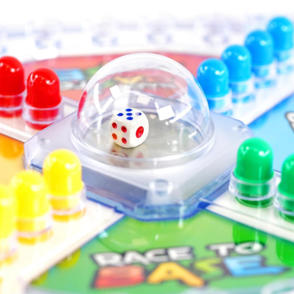 Race to Base Family Board Game Pop a Dice Ludo Game for Kids & Adults