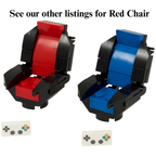 LEGO Blue Gaming Chair with Custom Printed Gamepad Tile Gamer Minifigure Accessory
