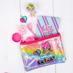 LOL Surprise Glitter Purse & Jewellery Making Kit for Girls Age 6+ Creative Arts Crafts Bead Set Gift