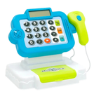 Kids Cash Register Till Supermarket Role Play Toy with Light Music Calculator & Scanner