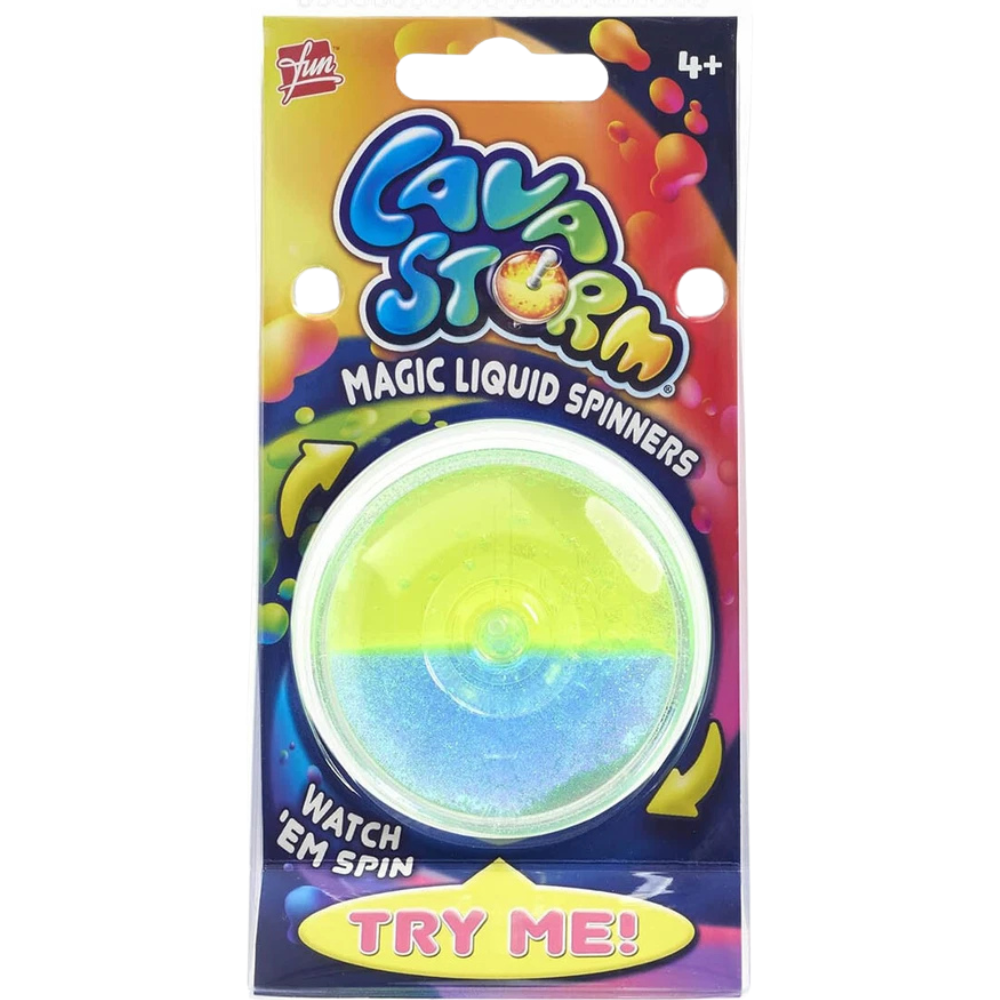 Magic Liquid Lava Spinners Assorted Colourful Fidget Toys for Kids Sensory Fun Ages 4+
