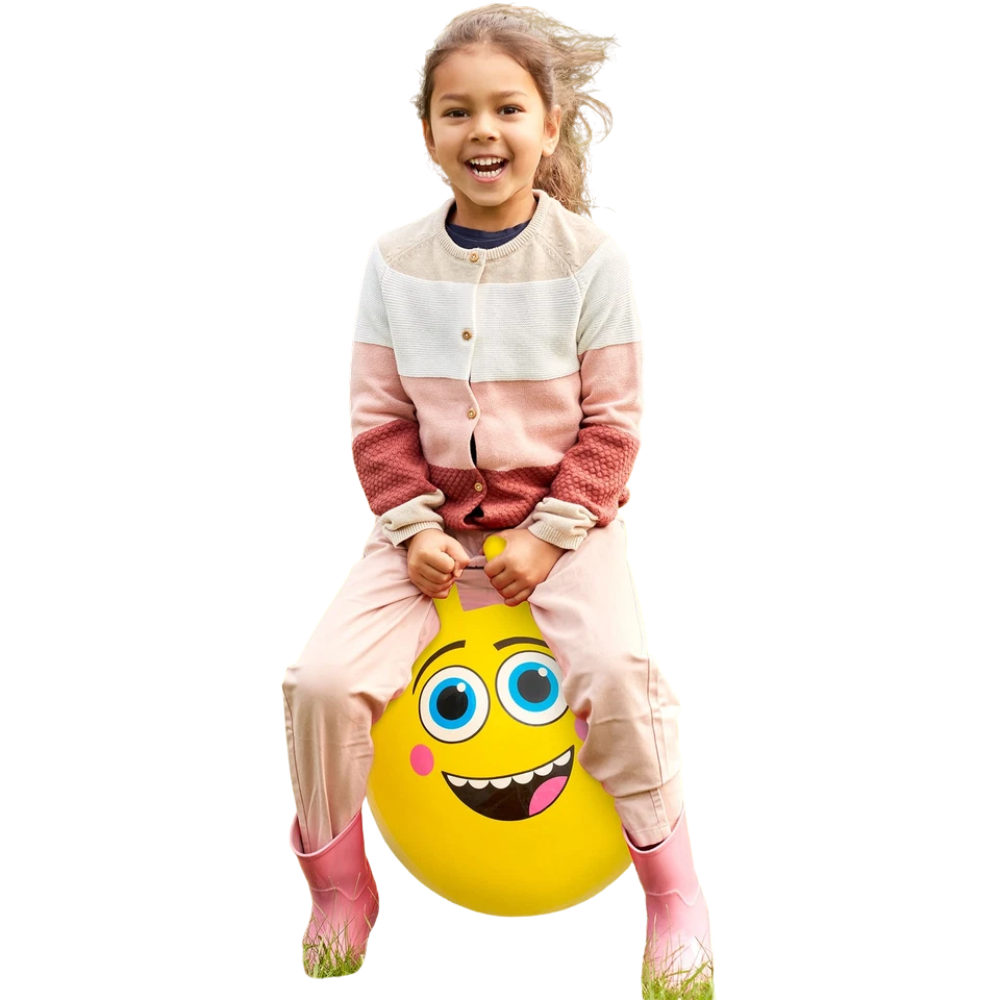 abeec Space Hopper Kids Bouncing Exercise Toy Indoor Outdoor Active Play Yellow