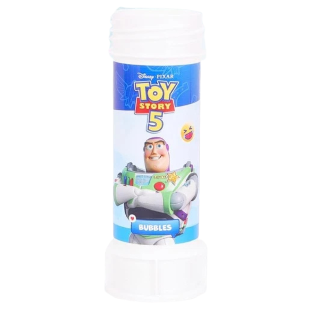 Toyland® 12 Pack Toy Story Bubbles 60ml with Wands & Maze Lid Party Bag Toys