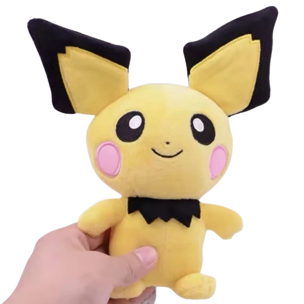 Pokémon Pichu Plush Soft Toy 20cm Cute Electric Type Cuddly Teddy Kids Collectible Gift