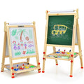 3-in-1 Double-Sided Children’s Art Easel with Whiteboard & Chalkboard