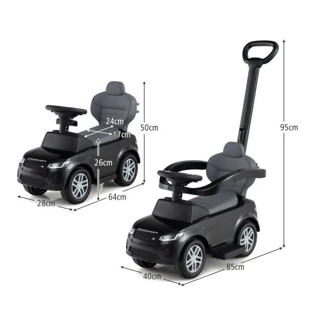 Land Rover Discovery 3-in-1 Toddler Ride-On Push Car