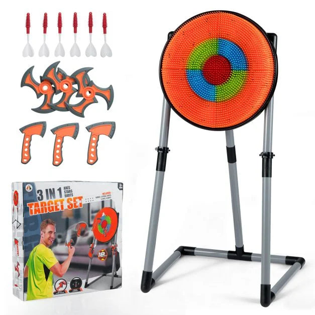 3-in-1 Kids Throwing Target Game – Perfect for Carnival-Style Play