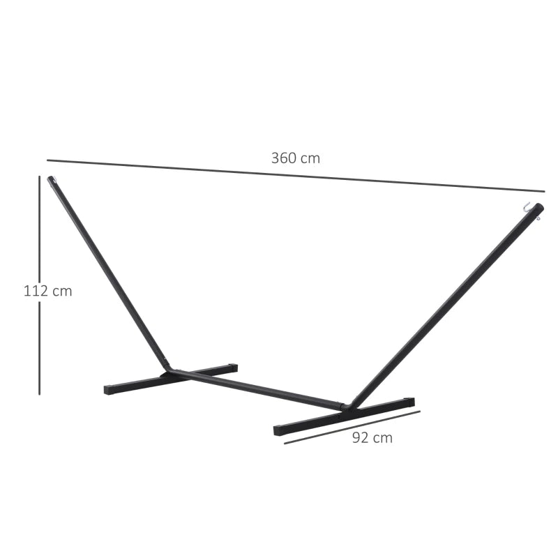 Outdoor 3.6m Universal Metal Hammock Stand – Durable Frame for Garden & Camping