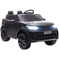 12V Licensed Land Rover Discovery Kids Electric Car with Remote, Lights & Music – Black