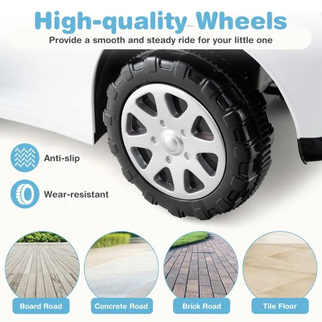 3-in-1 Push Car for Toddlers with Sliding Mode, Seat Belt, and Sun Canopy