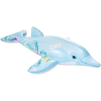 Intex Inflatable Dolphin Ride on Beach Pool Float Toy Lilo Swim Rider for Kids Outdoor Fun
