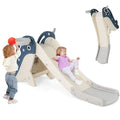 Foldable 4-in-1 Toddler Slide with Hoop – Space-Saving Playset