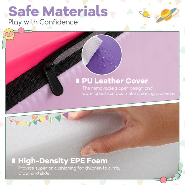 4-Piece Infant Baby Foam Climb & Crawl Block Play Set