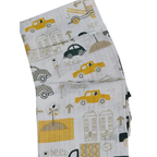 3 Pack Xl Large Printed Muslin Squares for Babies, Reusable 100% Cotton Nappy Cloths