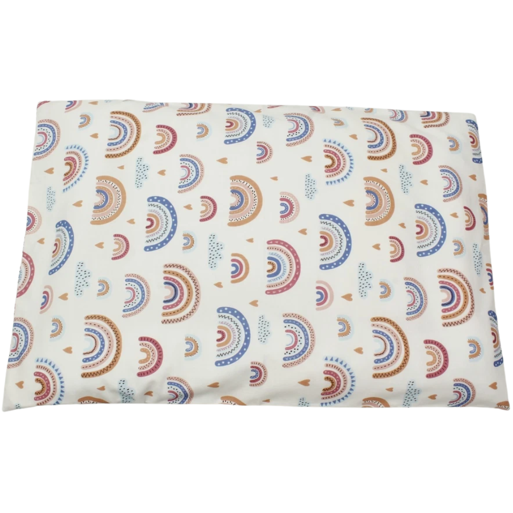 Baby Pillowcase 40x60cm 100% Cotton Zipped Pillow Cover Jungle Floral Print