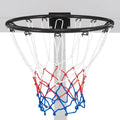 Heavy-Duty 38 CM Basketball Hoop Rim with Net & Hardware