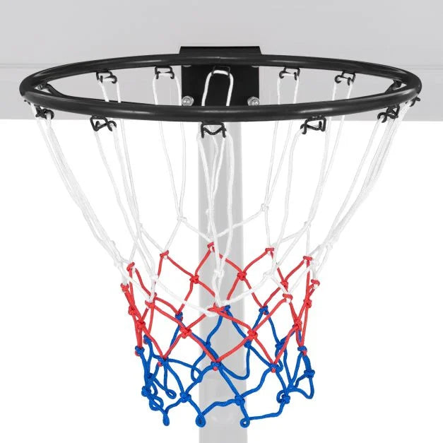 Heavy-Duty 45/38 CM Basketball Hoop Rim with Net & Hardware