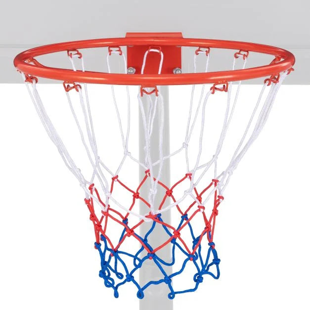 Heavy-Duty 45/38 CM Basketball Hoop Rim with Net & Hardware
