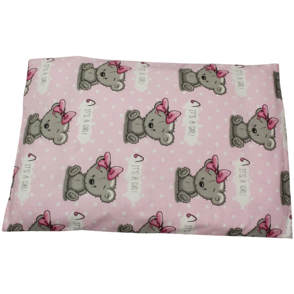 Baby Pillowcase 40x60cm 100% Cotton Zipped Pillow Cover Jungle Floral Print