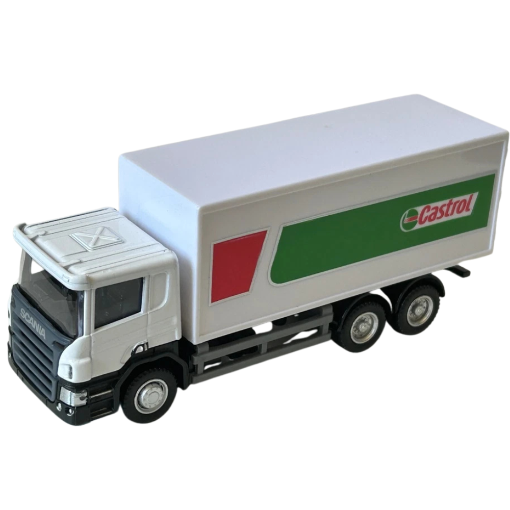 Rmz City Scania P-Series Castrol Swedish Diecast Lorry Truck Model Toy 1:64 Scale Collectible