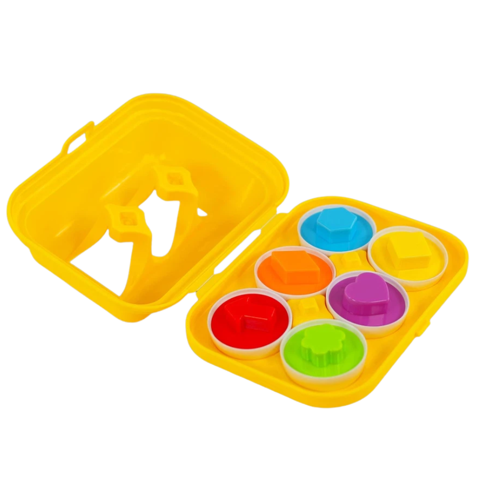 Matching Eggs Colour & Shape Sorter Toy Educational Sensory Puzzle Baby Learning 18m+ Toys