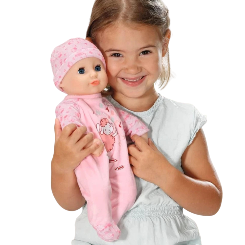 Baby Annabell Little Annabell Doll 36cm with Soft Body, Sleeping Eyes, Bottle, Hat and Romper