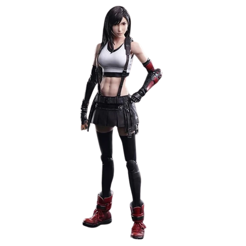 New Play Arts Kai Final Fantasy VII Remake Tifa Lockhart Action Figure Gift Toy