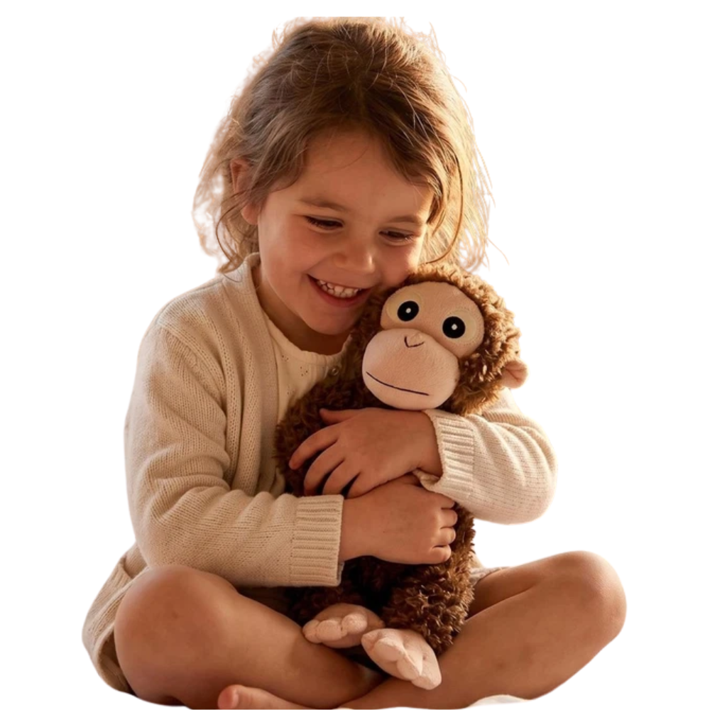 Hanging Monkey 8" Orangutan Plush Soft Toy Cuddly Teddy Stuffed Animal Kids Nursery