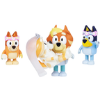 Bluey Wedding Time 4-Pack Figure Set New Kids Children's Toy Playset Collectible Figures