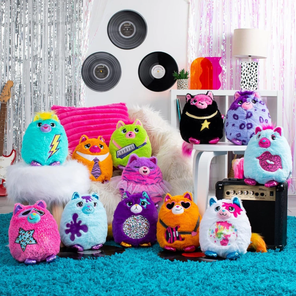 Misfittens Wild Cats Plush Series 3 Random Collectible Toy Soft Squishy Cat 4+