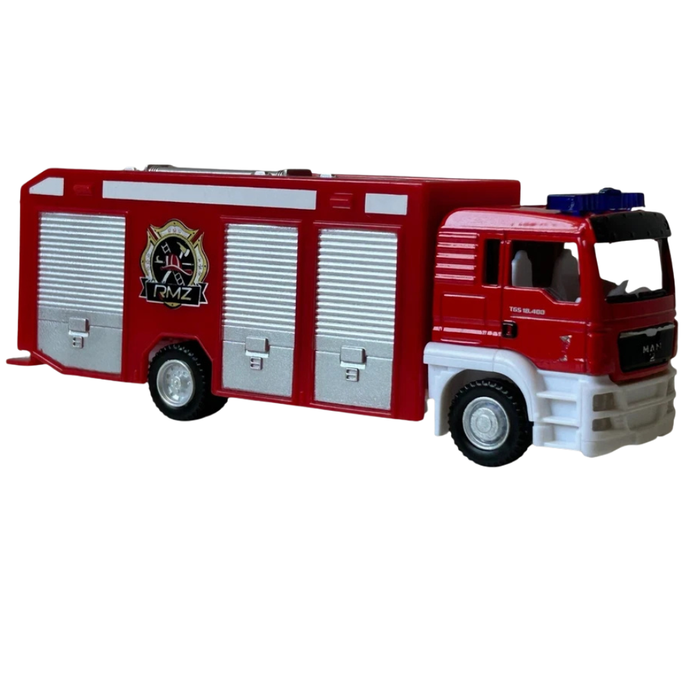 RMZ City MAN TGS Fire Brigade Fire Truck 1:64 Scale Diecast Model Toy