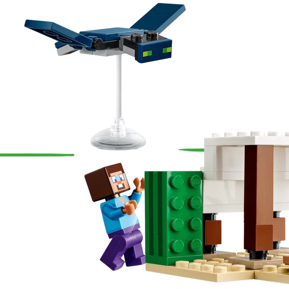 LEGO Minecraft 21251 Steve’s Desert Expedition Biome Building Set with House & Figures
