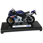 Welly Suzuki Gsx-750 Japanese Sports Motorcycle Diecast Model Toy 1:18 Scale Collectible Bike