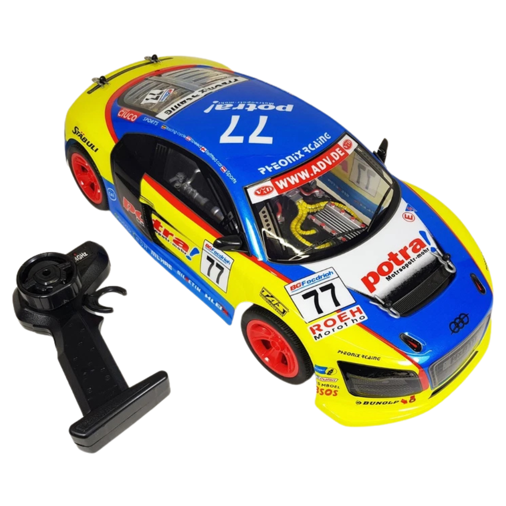 1:10 Rc Audi Quattro Rally Supra Remote Control Car Kids Toy Rwd Battery Powered Gift