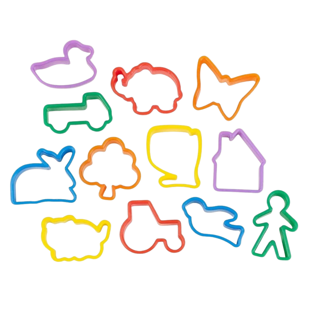 Kids Dough Craft Art Set 22 Pcs Modelling Clay Shapes Shapers Creative Playset Boys Girls