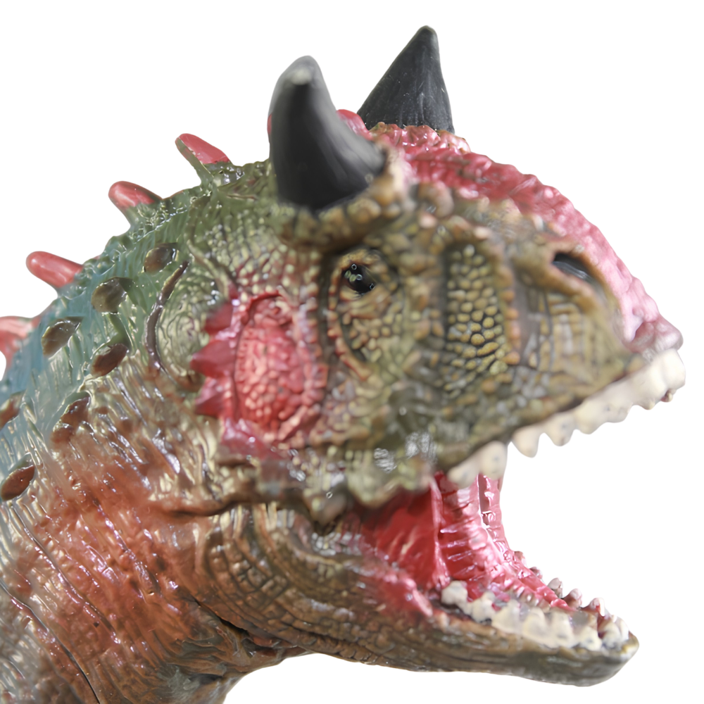 Carnotaurus Dinosaur Action Figure 23cm, Phthalate-Free PVC Jurassic Toy for Kids 3+