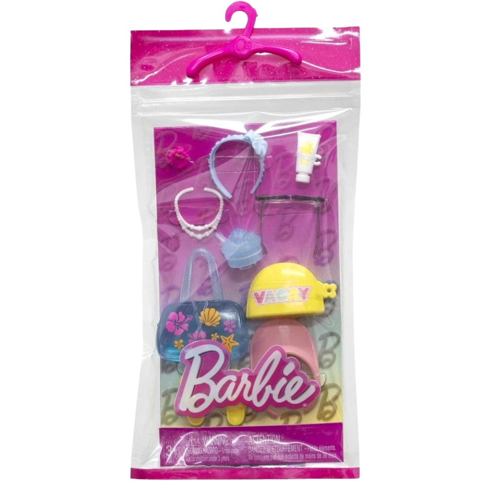 Barbie Accessories Set Doll Clothes Shoes Jewellery & Sunglasses Matte New Toy