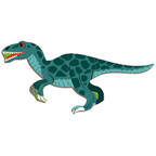 Janod Dinosaurs Magneti'Book Magnetic Educational Game for Kids, 40 Pieces, Age 3+