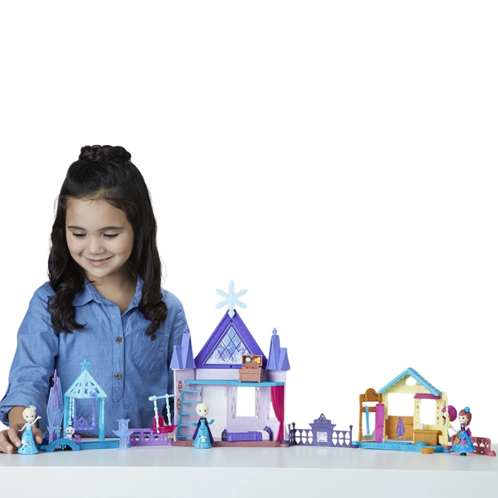Frozen Disney Princess Royal Mini Poupee House Mini Elsa Doll Hasbro Bedroom Playset New 4