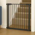 Fylo Baby Safety Stair Gate Pressure Fit Extra Wide Grey Child Pet Home Protection Gate