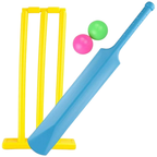New Kids Plastic Cricket Set Indoor Outdoor Garden Bat Balls Stumps Fun Sports Toy Age 3+