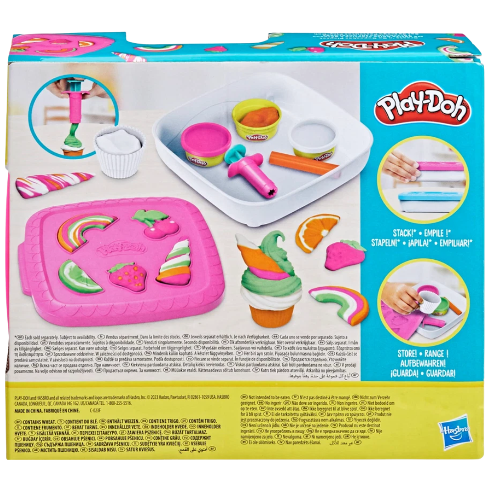 Play-Doh Create N Go Cupcakes Playset New Kids Children's Creative Baking Toy Set Creative