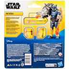 Star Wars Paz Vizsla Action Figure Set 4 Inch Mandalorian Warrior Toy for Kids Display Set