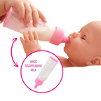 Baby Doll Feeding Set 6pc Pretend Play Bottles Dummy Spoon Accessories for Bibi Doll Fun