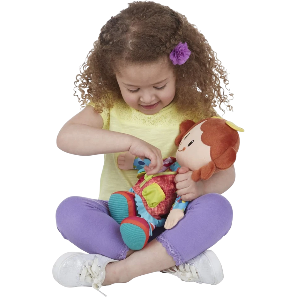 Playskool Classic Dressy Bessy Plush Toy for Toddlers Girls Dressing Skills 2+