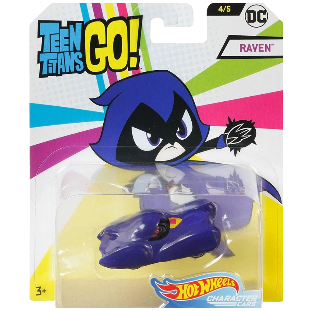 Hot Wheels Teen Titans Go! Dmh73 5 Pack Diecast Toy Cars 1:64 Scale Character Racing Set