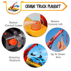Kids Tow Truck Toy Realistic Light Sound Action Imaginative Role Play Vehicle for Kids Toy